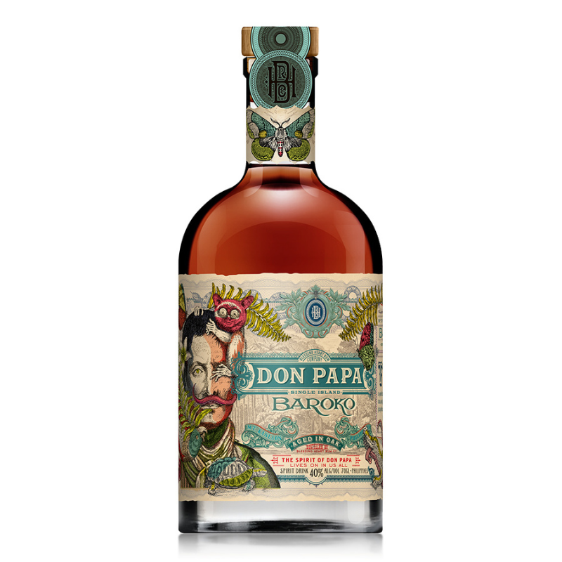 Don Papa Baroko Rum 40% 0,7 L